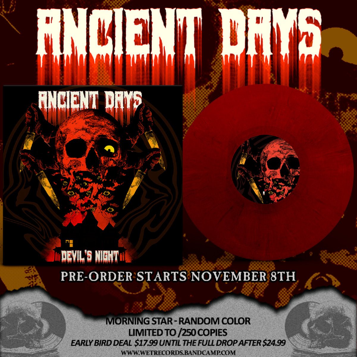 Ancient Days - Devil's Night (Death or Glory Records) - Majestic Mountain Records