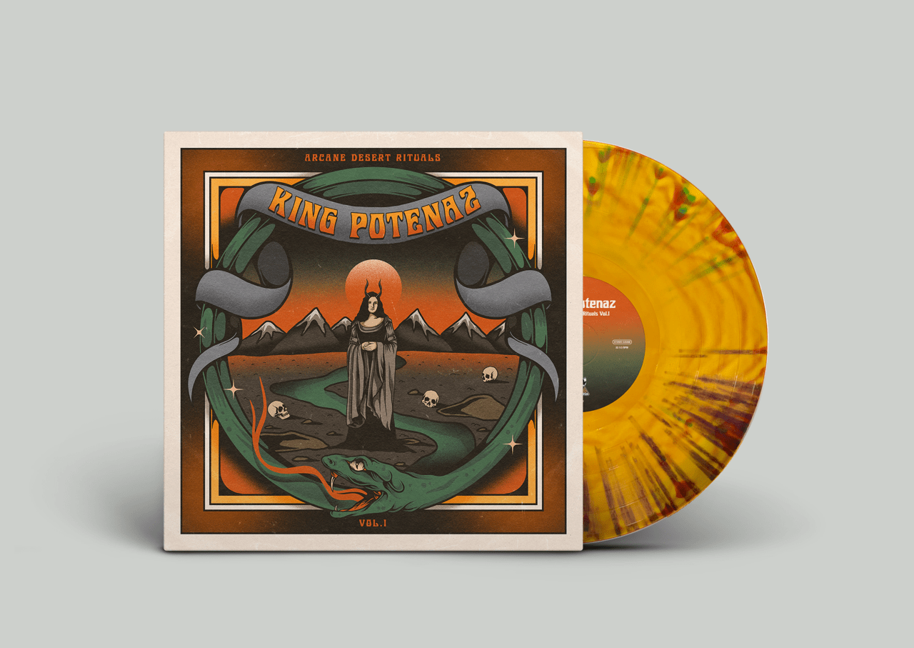 King Potenaz - Arcane Desert Rituals Vol 1 (PRE - ORDER) - Majestic Mountain Records
